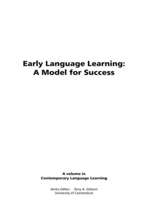 cover image of Early Language Learning